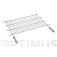 PARRILLA RECORTABLE ZINC MANGO MADERA 82-102 X 40 CM SAUVIC