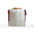 SACO ESCOMBROS BIG BAG 100 X 90 X 90 CM BLANCO NIVEL